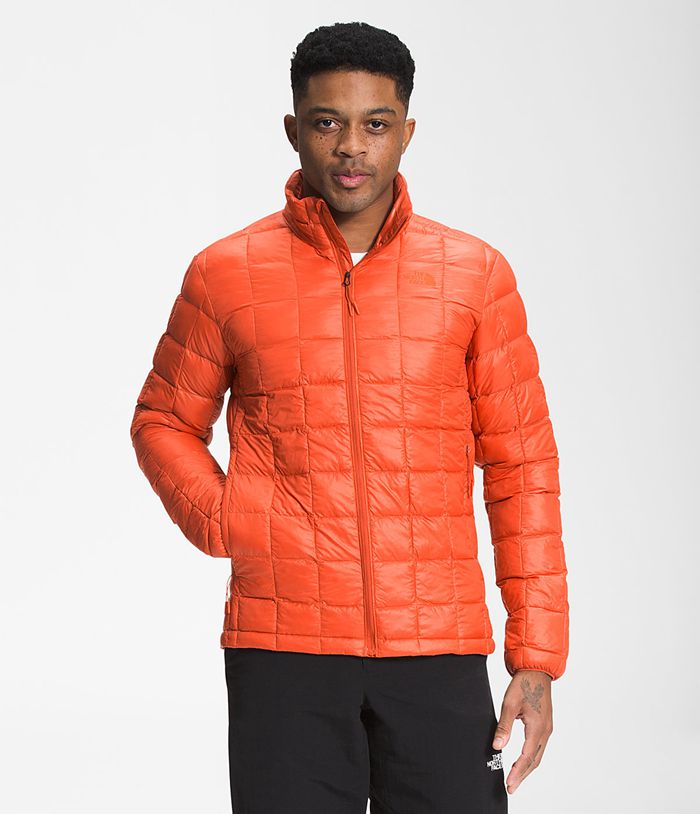 The North Face Puffer Jacket ThermoBall™ Eco Orange - Mens - Thailand QYNOM-3096